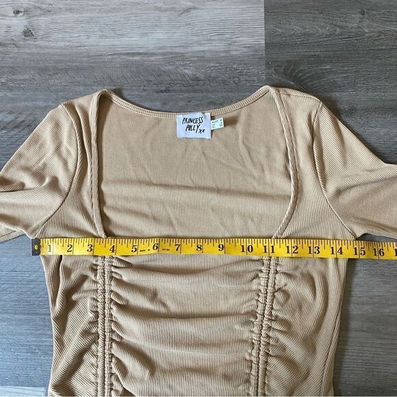 Princess Polly Ribbed Bodycon Dress Long Sleeve Adjustable Stretchy 4 - Picture 8 of 10